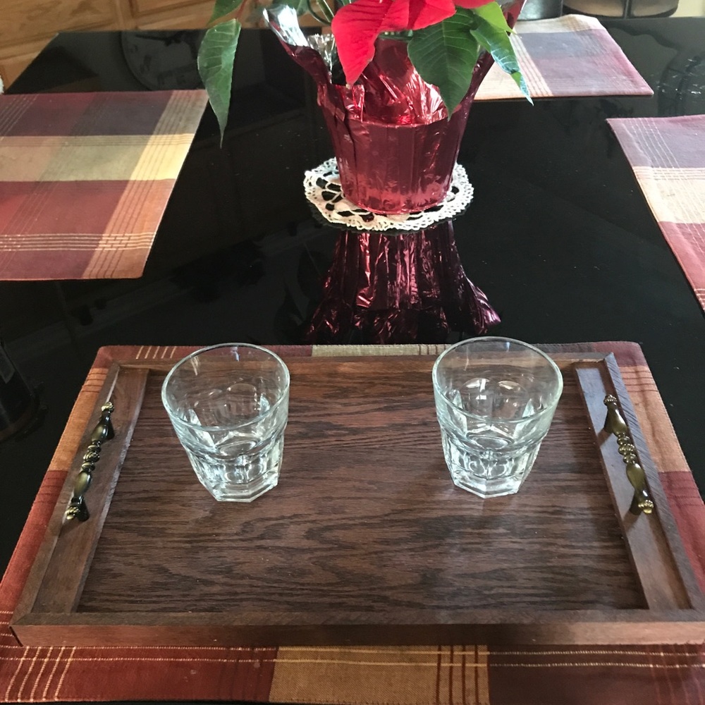 Hand Crafted Drink Tray